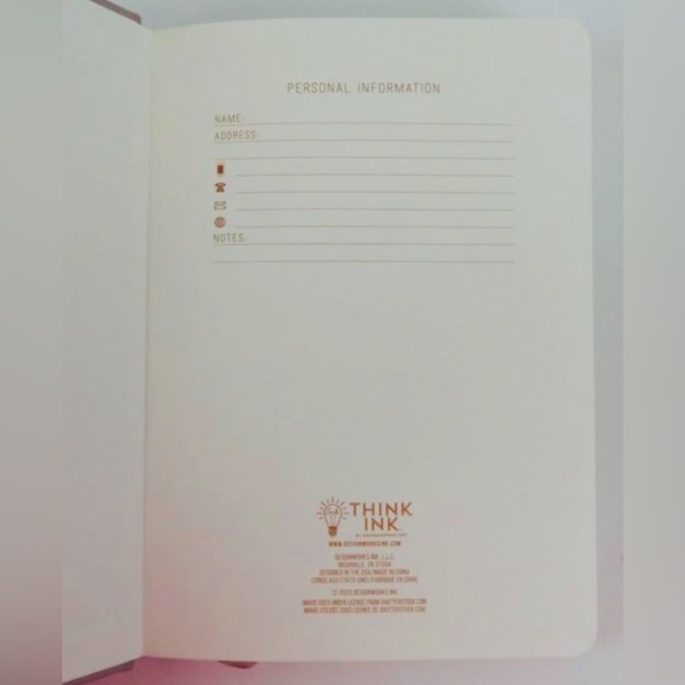 Think Ink NWT Find Your True Direction Journal - Hardcover - Picture 2 of 4